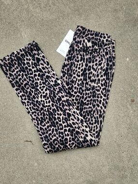 ONLY leopard print high waist pants